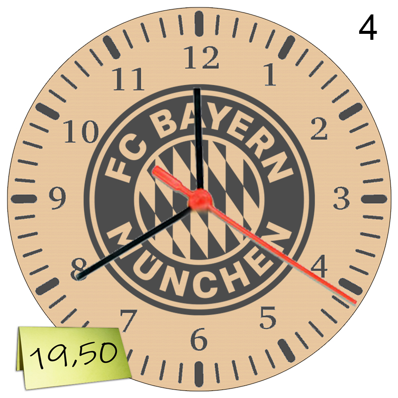 Гравиран стенен часовник "Bayern" - Image 4