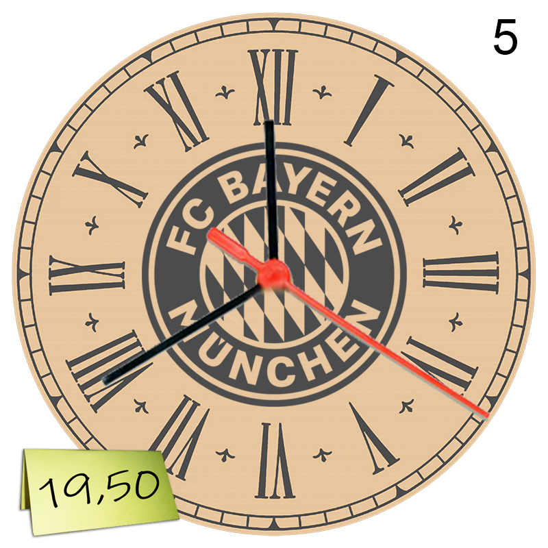Гравиран стенен часовник "Bayern" - Image 5