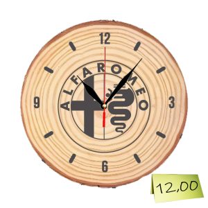 Гравиран настолен часовник "Alfa romeo"
