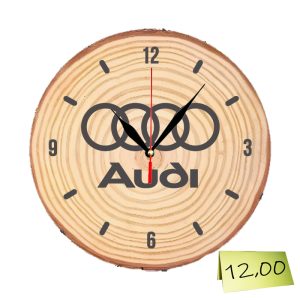 Гравиран настолен часовник "Audi"
