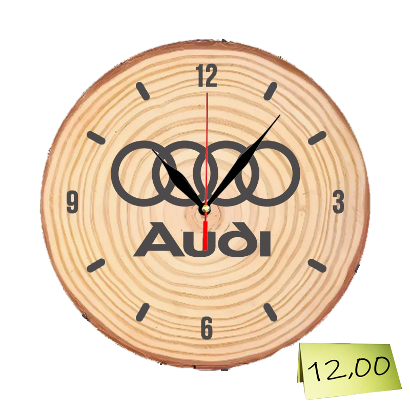 Гравиран настолен часовник "Audi"