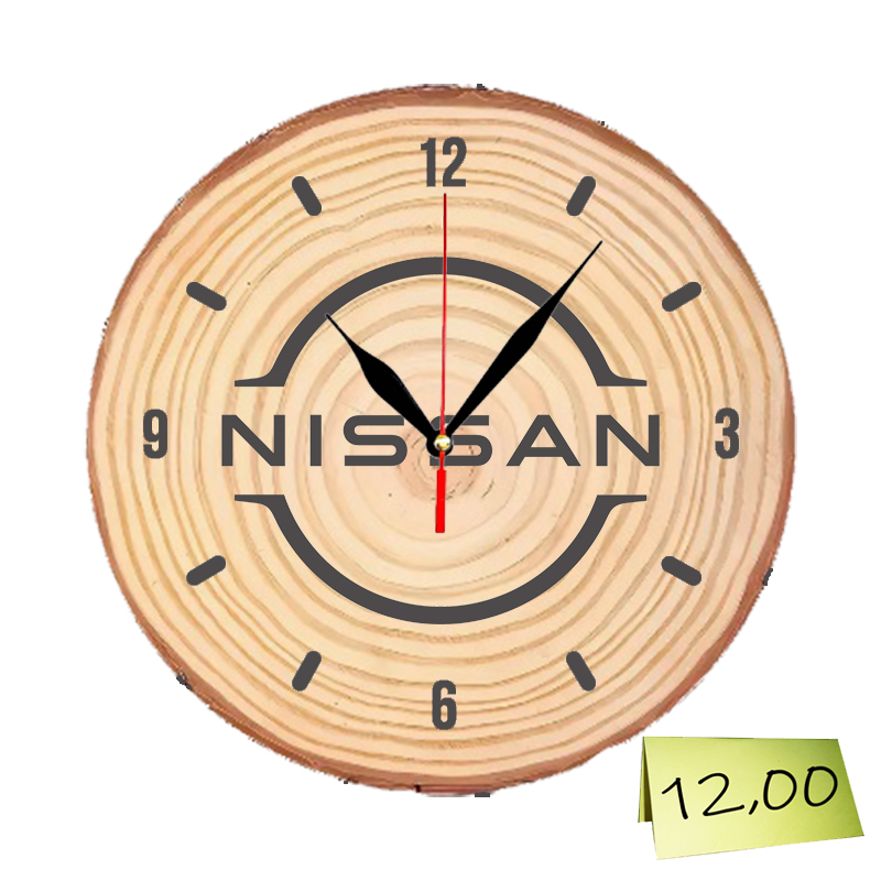 Гравиран настолен часовник „Nissan“