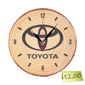 Гравиран настолен часовник „Toyota“