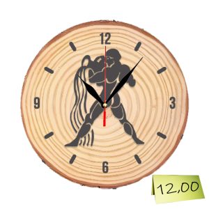 Гравиран настолен часовник „Водолей“