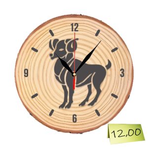 Гравиран настолен часовник "Овен"