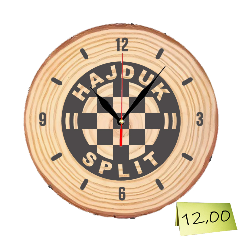 Гравиран настолен часовник "Hajduk"