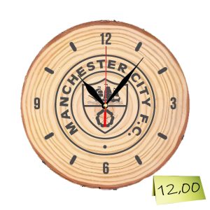 Гравиран настолен часовник „Manchester City“