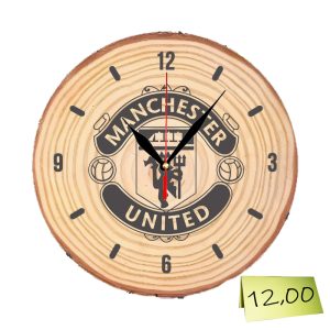 Гравиран настолен часовник „Manchester United“