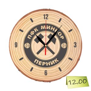 Гравиран настолен часовник „Миньор“