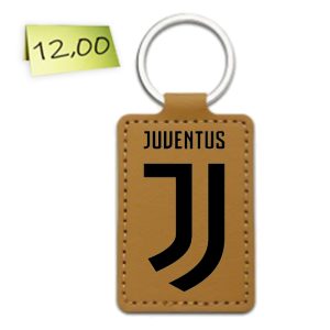 Гравиран кожен ключодържател „Juventus“