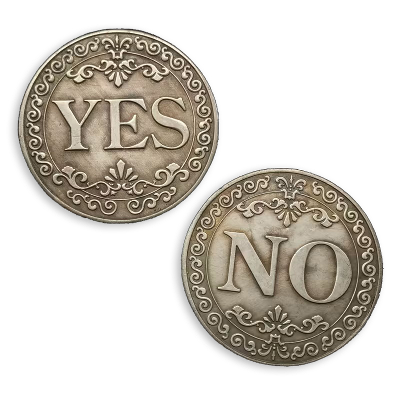 Колекционерска монета "Yes-No"