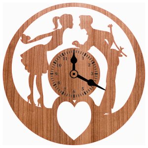 Стенен часовник „Love Romantic Couple“