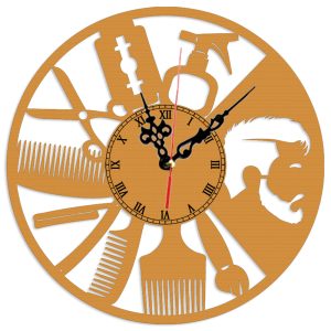Стенен часовник „Barbershop Clock“