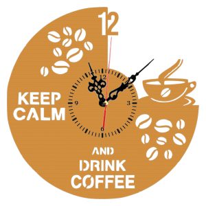 Стенен часовник "Coffee Time"