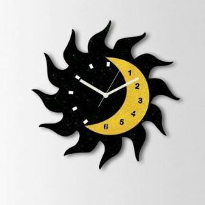 Стенен часовник „Sun and Moon“