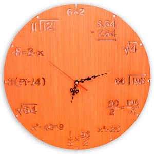 Стенен часовник за математици „Math Wall Clock“