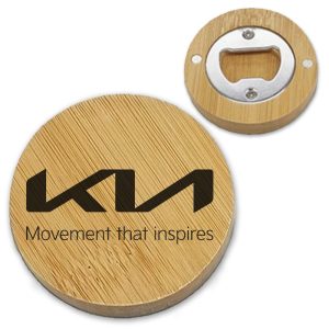 Дървена отварачка-магнит „Kia“