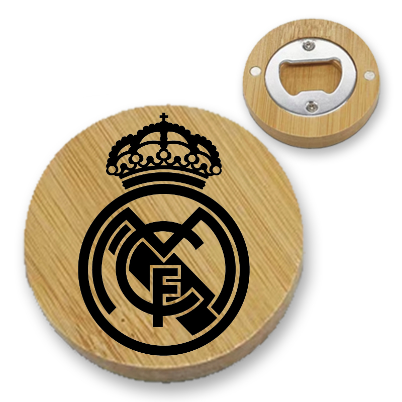 Дървена отварачка-магнит „Real Madrid“