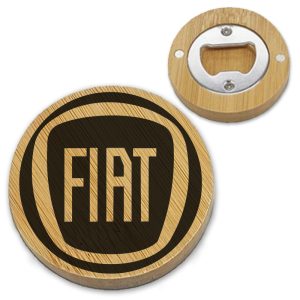 Дървена отварачка-магнит „Fiat“